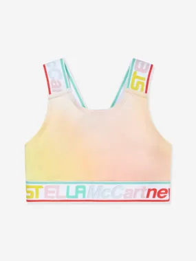 Stella McCartney Girls Logo Sports Top in Multicolour