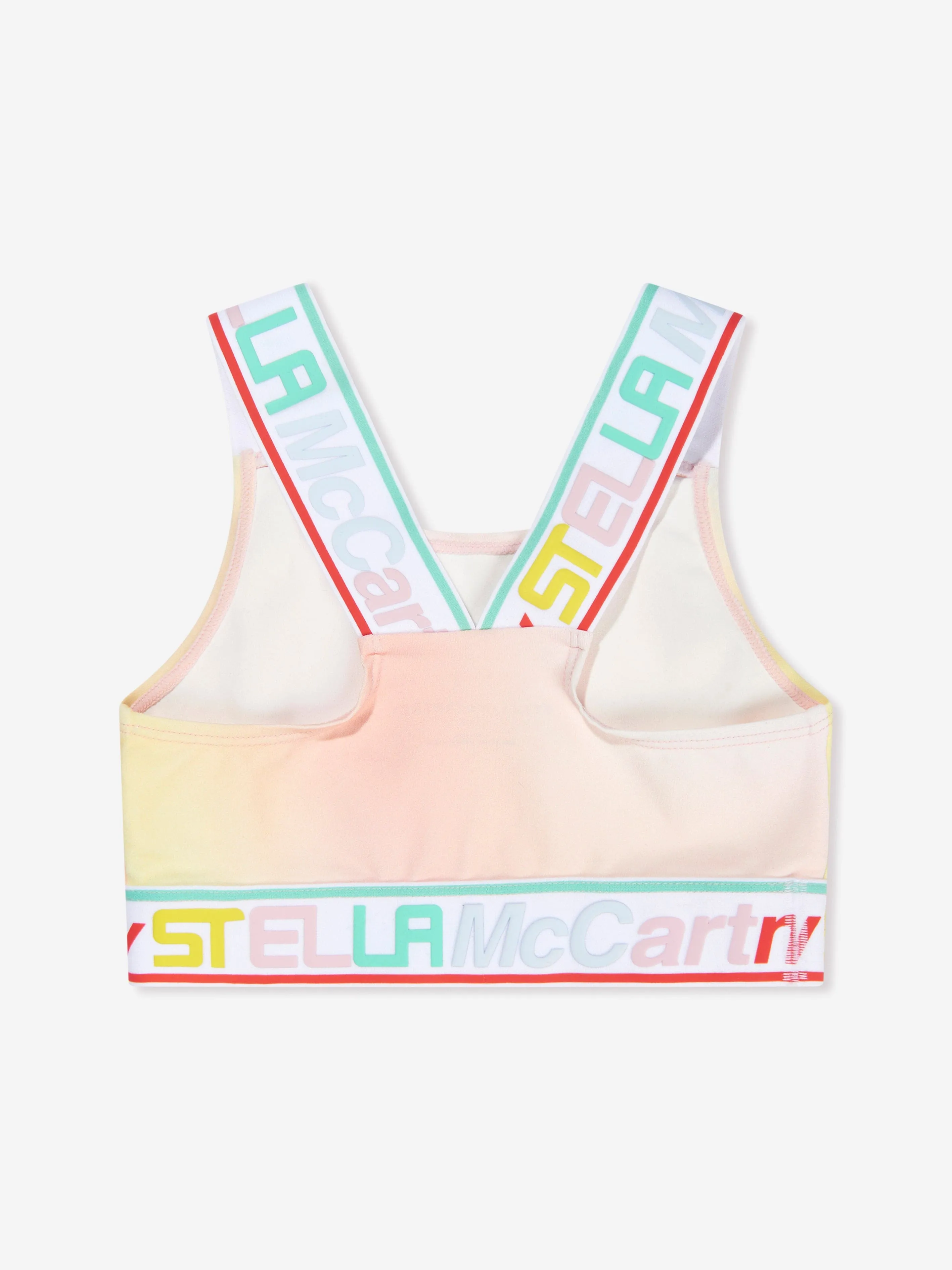 Stella McCartney Girls Logo Sports Top in Multicolour