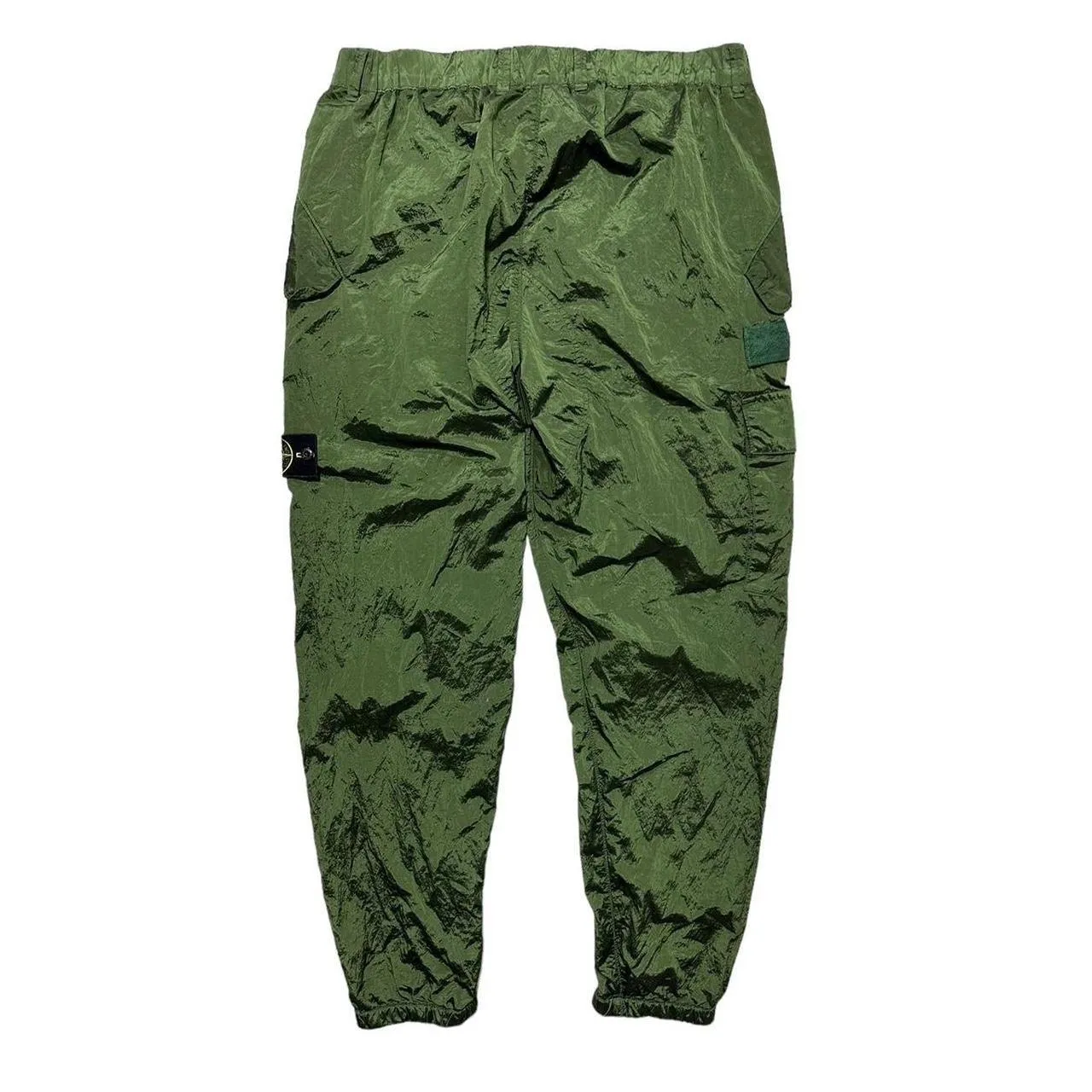 Stone Island Green Nylon Bottoms