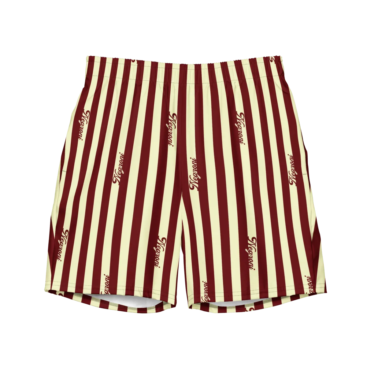 The Negroni Striped Swim Trunks