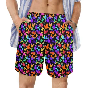 Watercolor Men's Swim Trunks Swimsuit