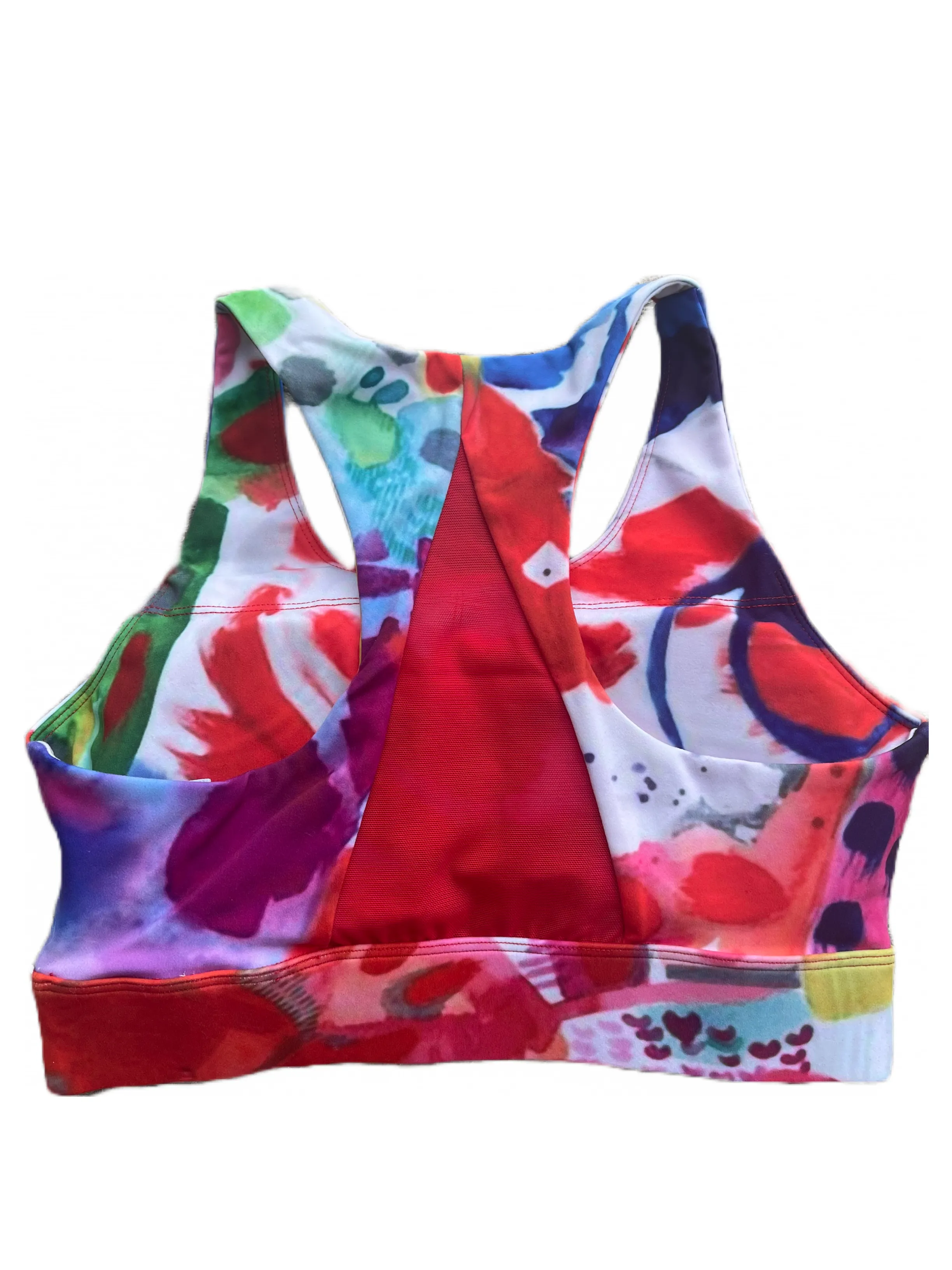 Watercolor Rainbow Sports Bra