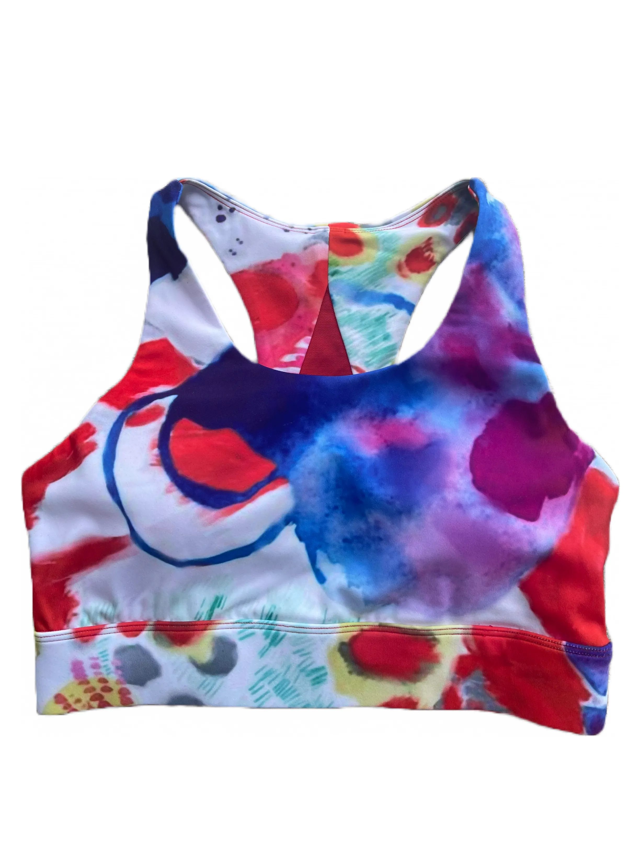 Watercolor Rainbow Sports Bra