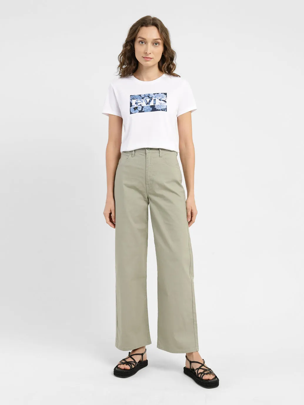 Women's High-Waisted Trousers