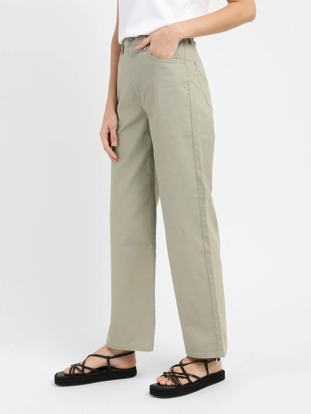 Women's High-Waisted Trousers