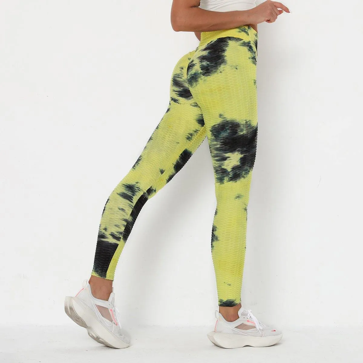 Yellow black Yoga Pants